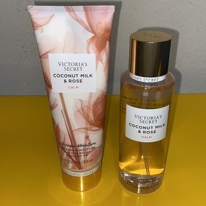 Victoria's Secret Coconut Milk and Rose Mist and Lotion Set